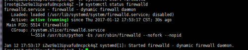 CentOS7出现的”Failed to start firewalld.service”问题以及端口添加记录