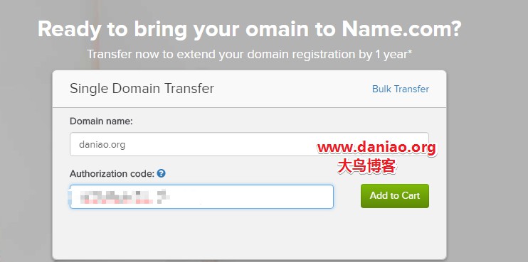 Namesilo域名转移至Name商家的过程记录