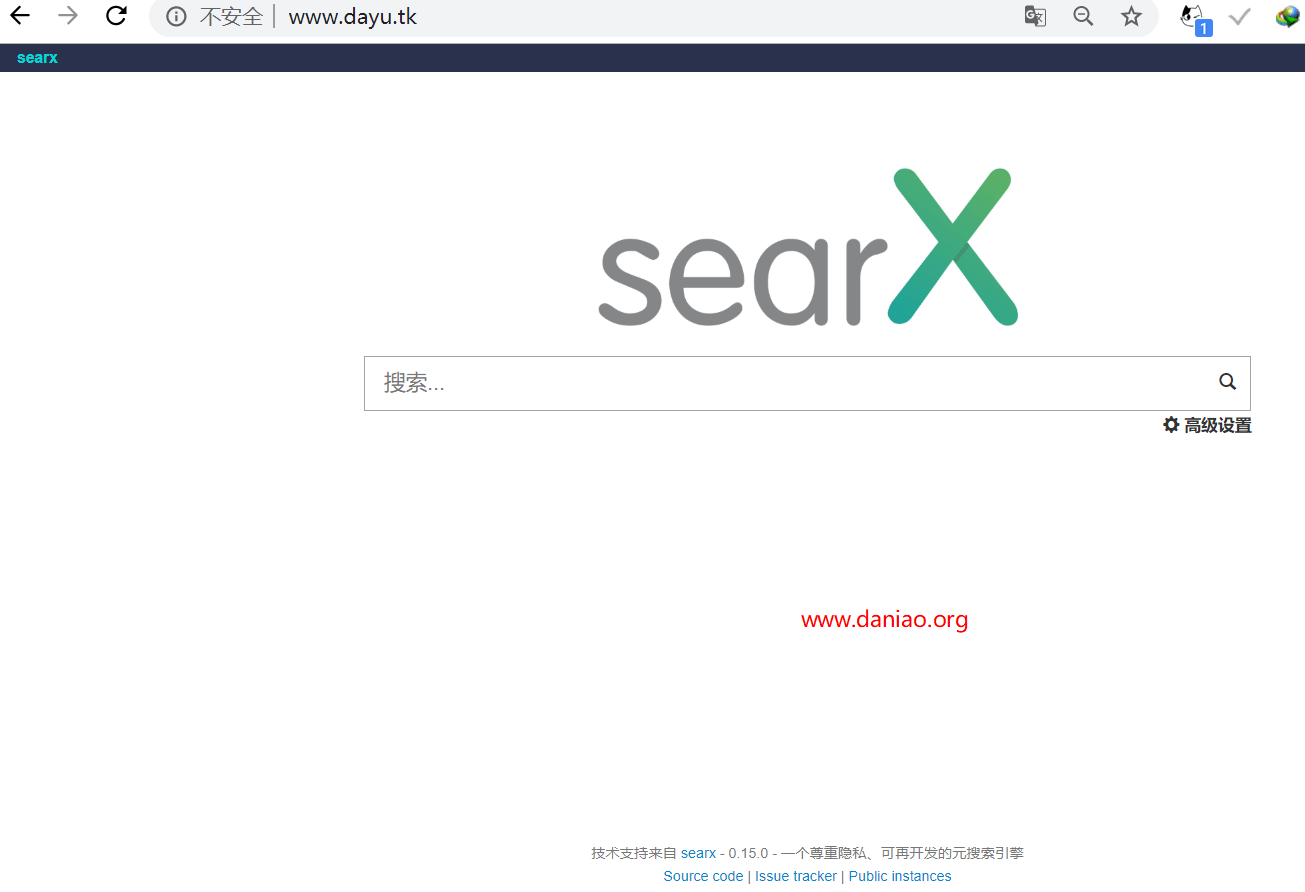 宝塔面板Docker安装Searx – 搭建一个尊重隐私的私人聚合搜索平台