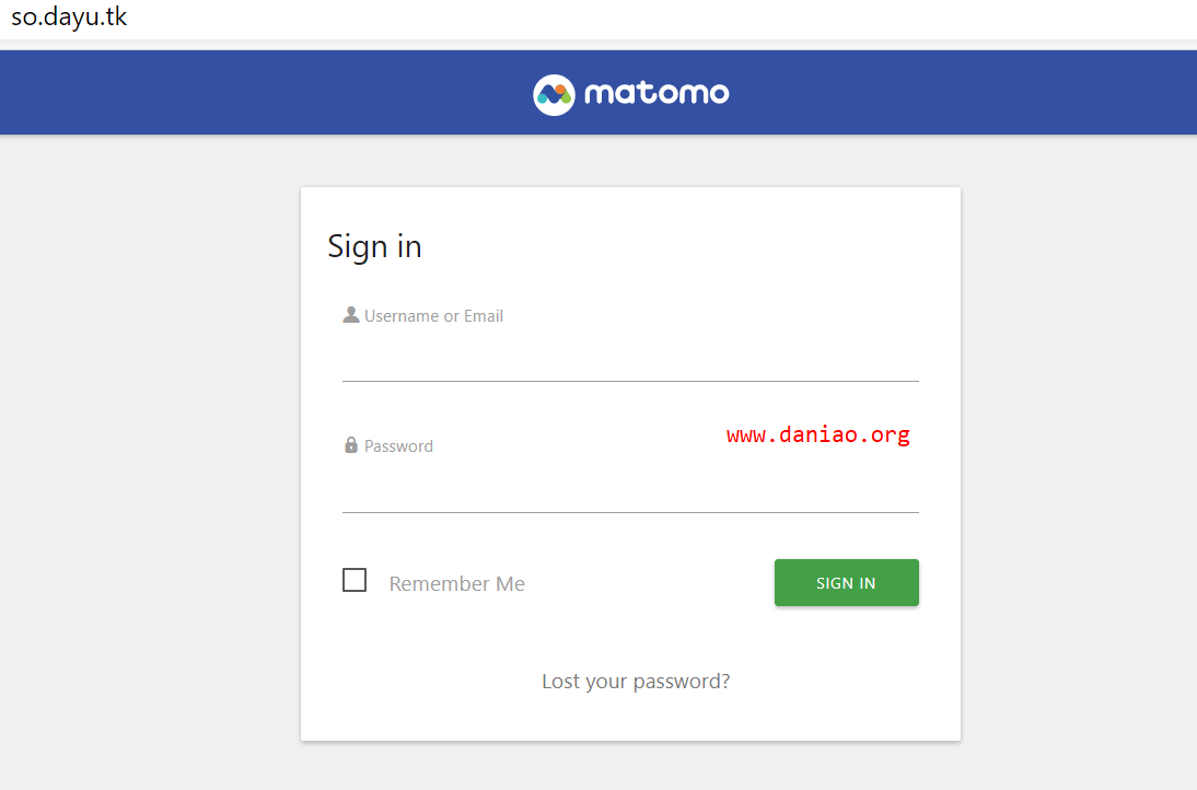 宝塔面板Docker安装Matomo – 并设置域名访问