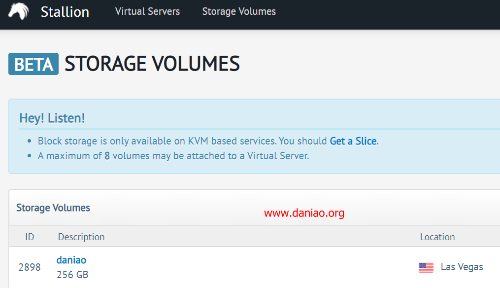 BuyVM 2刀VPS+Block Storage 购买和挂载方法 – 附测评及设置备份和快照