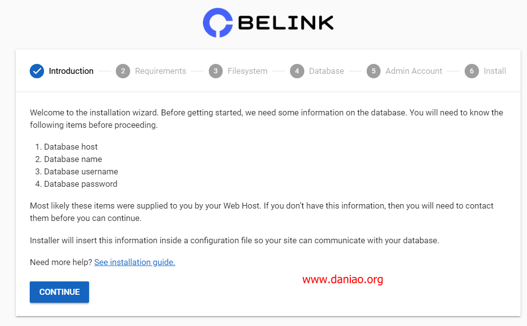 宝塔面板安装belink – 比较好用的短链接程序