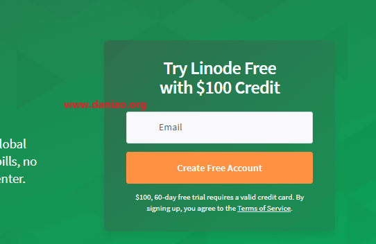 Linode针对新用户送100美元试用额度 – linode有独享CPU VPS(cpu可以全天独享100%)