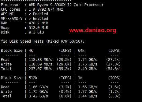 racknerd西雅图AMD Ryzen9 3900X+DDR4+NVMe系列VPS简单测评，新鲜数据来了~