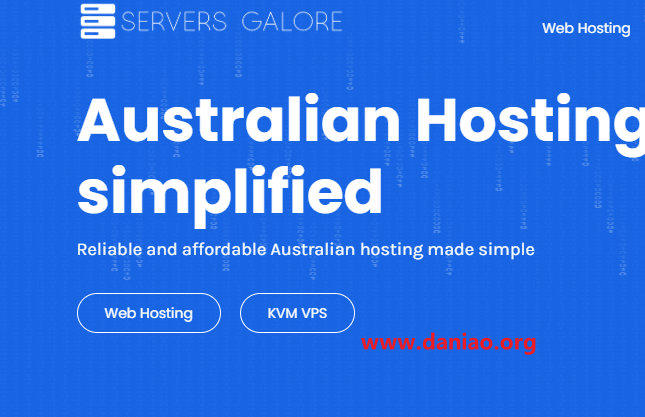 serversgalore，澳大利亚VPS，6$/月，1核/1G内存/20G NVME/1G端口/500G流量