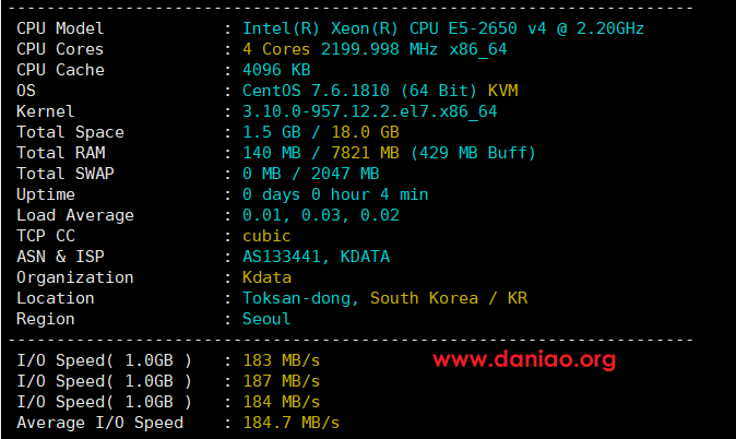 edgenat，韩国原生IP VPS简单测评，不限流量，可选择windows