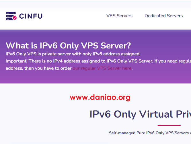 整理一些售卖IPv6 Only VPS的商家