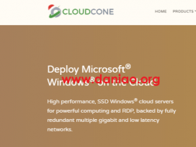 cloudcone：美国Windows KVM VPS，$17.49/月，3C/4G内存/60GSSD/3T流量/1G带宽