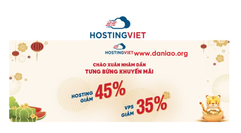hostingviet，越南便宜VPS，75折促销(150M带宽/不限流量)，越南虚拟主机55折优惠
