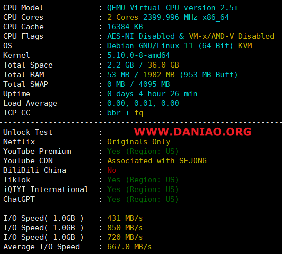 Raksmart韩国CN2 VPS测评分享插图1