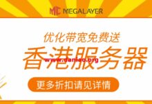 #双11# megalayer:新加坡/香港物理服务器,399元/月起,E3-1230/8G/优化15M-大鸟笔记