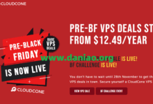 #黑五#cloudcone，$10.59/年起，机房可选洛杉矶/圣路易斯/雷斯顿-大鸟笔记