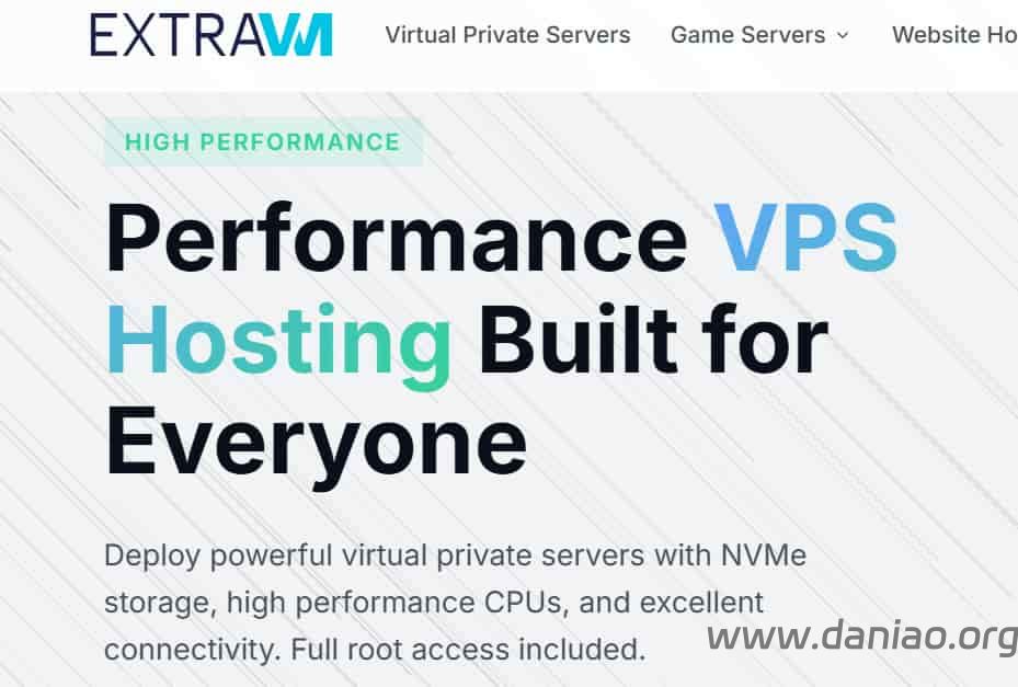 extravm:新加坡VPS,$4.5/月起,1核(Ryzen 7950X3D)/1GB内存/15GB NVMe SSD/1Gbps @1TB-大鸟笔记