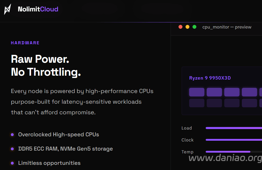 NolimitCloud:德国VPS,€7.49/季,2核/4GB内存/40GB NVMe/1Gbps@@5T流量-大鸟笔记